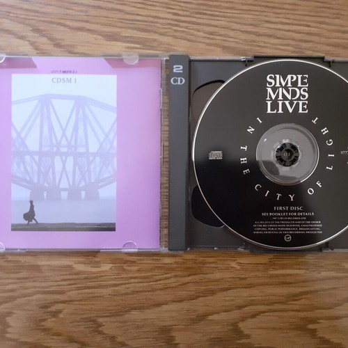 Simple Minds 2CD pack In The City Of Light (Live) & Glittering Prize like new