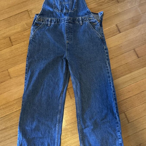 Zara women's denim overalls small, unworn