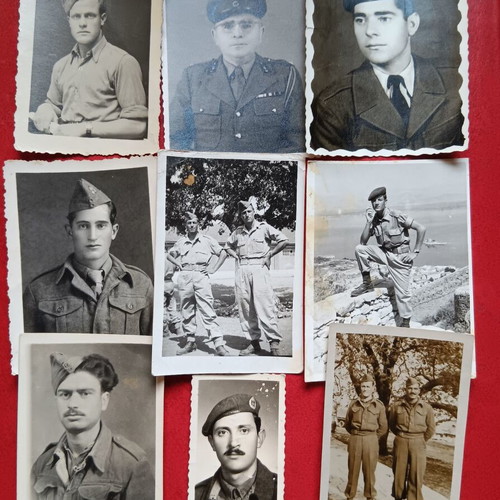 Military photos used, lot of 16 collectible pictures from various periods