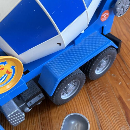 Bruder MAN TGA Cement Mixer Toy like new, scale 1:16