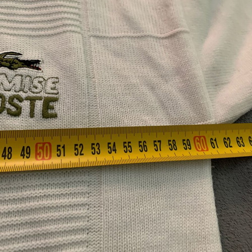 Lacoste wool sweater XL, made in France, 1980s