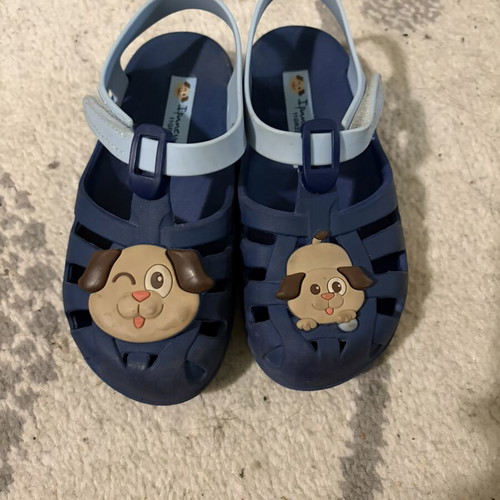 Ipanema sandals size 25, blue, like new, lightly worn