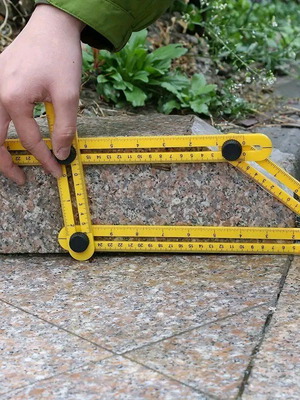 Angle tool multifunctional ruler plastic new