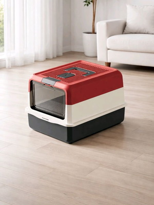 Τουαλέτα γάτας καινούργια με υπέροχο σχέδιο