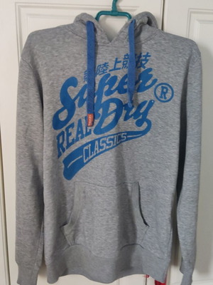 Superdry sweatshirt used, gray, size M