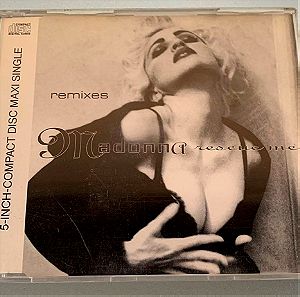 Madonna - Rescue me German 3-trk cd single b&w