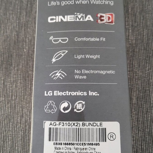3D Cinema Glasses like new, pack of two pairs
