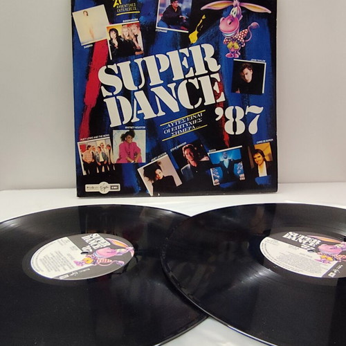 Super Dance ’87 2xLP vinyl compilation like new, 80s hits