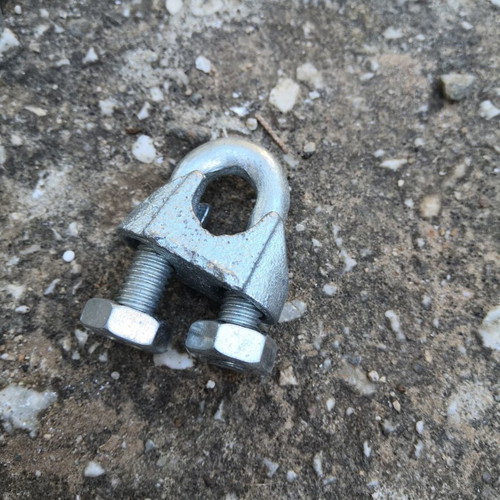 Wire rope clamps 10mm new set of 50 with M8 nuts