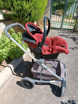 Baby stroller used with detachable basket (egg)