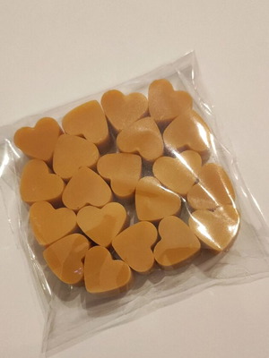 Handmade Wax Drops 20 pieces with Clementine Cupcake scent made to order