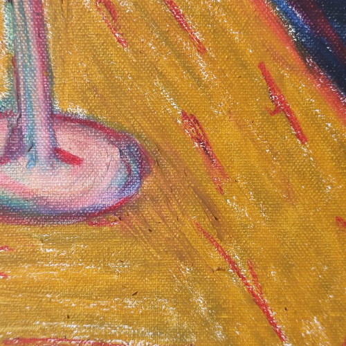 Martini Mood Original Oil Painting 40×30 cm like new