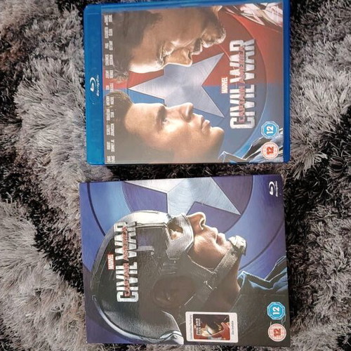 Captain America Civil War Blu-Ray σαν καινούργιο, δράσης περιπέτεια