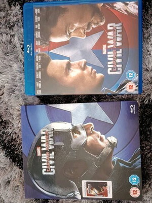 Captain America Civil War Blu-Ray σαν καινούργιο, δράσης περιπέτεια