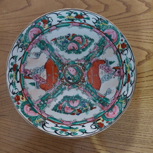 Porcelain cup decorated with Chinese style designs like new