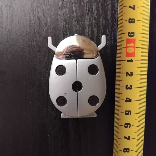 Valido small ladybug table clock alarm used, needs repair