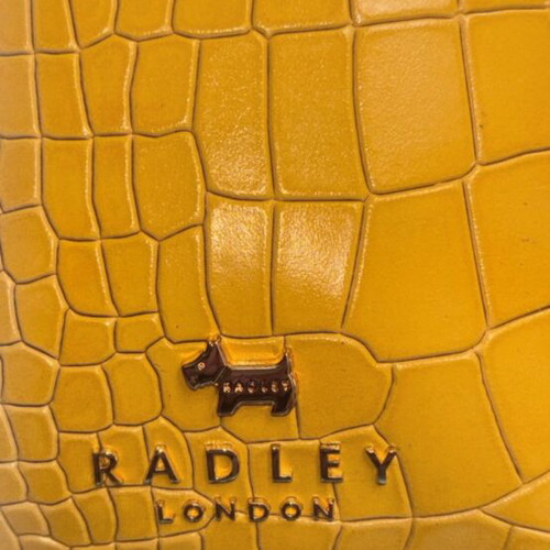 Radley crossbody phone wallet bag, yellow