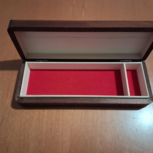 Carved wooden jewelry box new