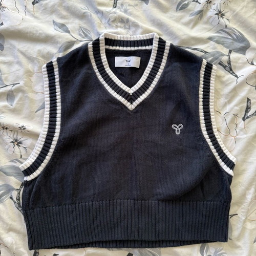 Blue knitwear top like new, size S