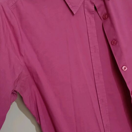Benetton long-sleeve shirt used, pink, size S