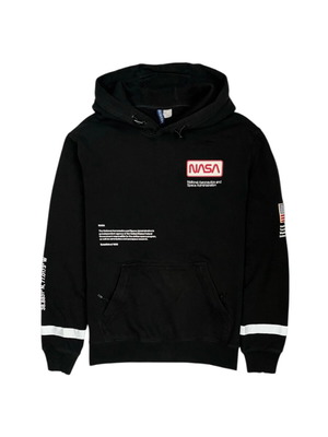 H&M NASA men's sweatshirt used, size M, black