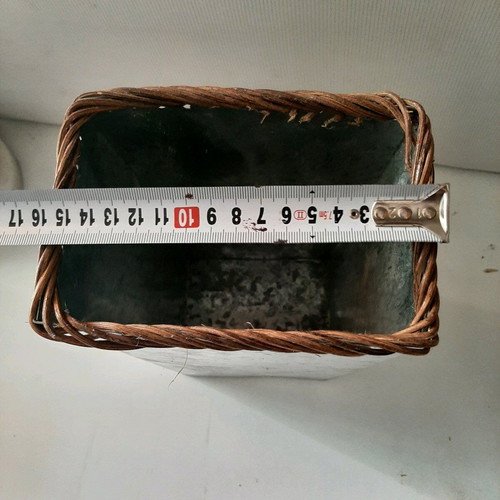 Galvanized garden containers like new, pack of 2