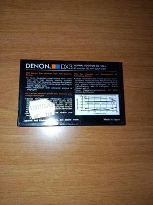 Denon DX3 60 H σφραγισμένη κασέτα ήχου καινούργιο