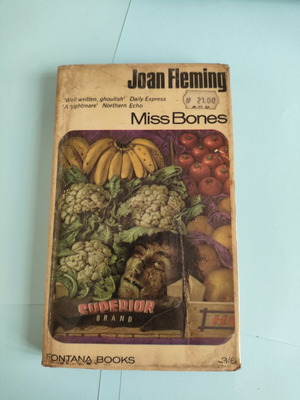 Miss Bones crime novel by Joan Fleming, Fontana Books 1965