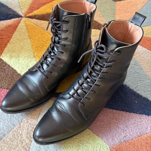 Leather boots The Workshop world like new, size 40, black