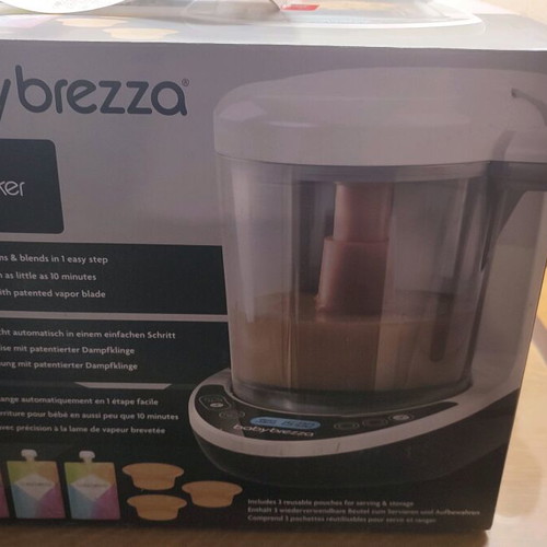 Babybrezza steamer used with accessories