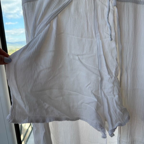Primark beach cover-up used, white, size L