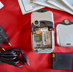 Siemens SL65 Ebony collectible cell phone used with packaging and accessories
