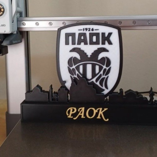 PAOK FC decorative 3D printed new with durable PLA+