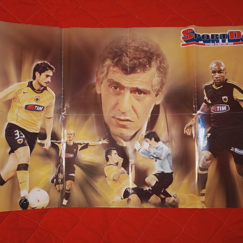 Double Olympiakos/AEK poster used, size 90x60