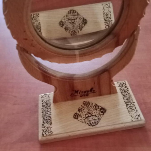 Wooden mirror used from Metsovo