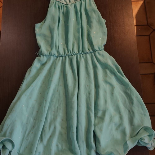 Lilt Mint Dress with Gold Polka Dots Size 12 Like New