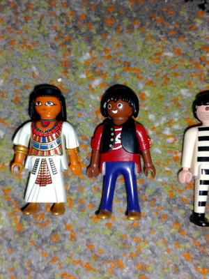 Playmobil figures used, all together