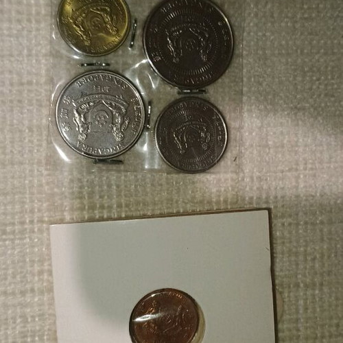 Singapore coin 1-5-10-20-50 cents 1994-2016 new