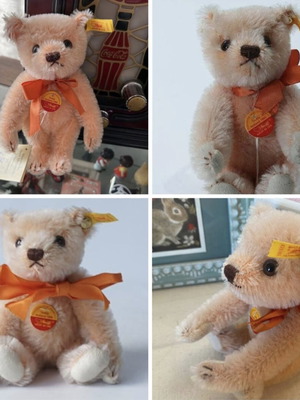 Collector's Teddy Bear 1995, new vintage miniature plush from Holland
