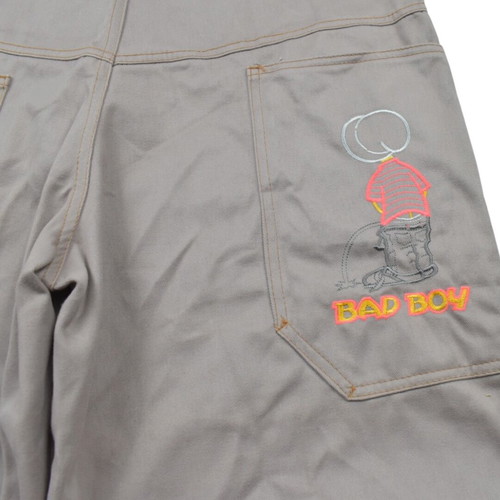 Vintage y2k Baggy Denim Shorts Grey Rap Skate Style used, size Large