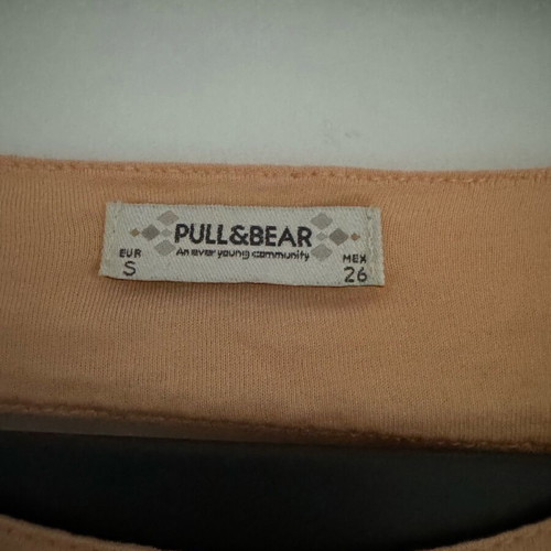 Mini sleeveless dress Pull & Bear like new, black and salmon