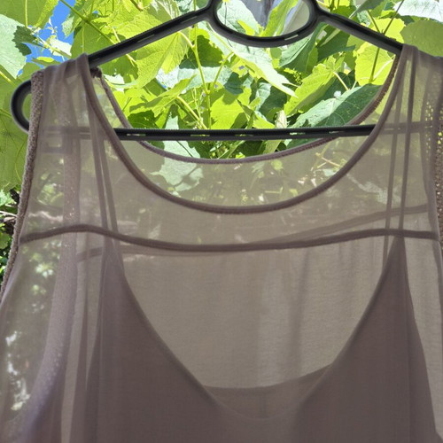 Dress Berska light purple semi-transparent, like new, size XL