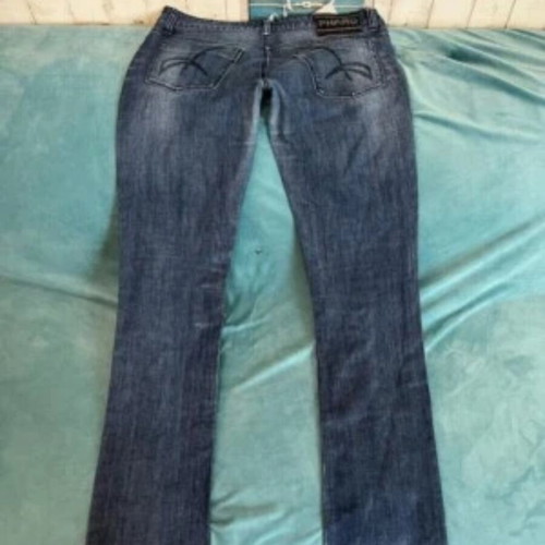 Phard Low Rise Jeans Size 31 Straight Leg Rhinestones used, blue