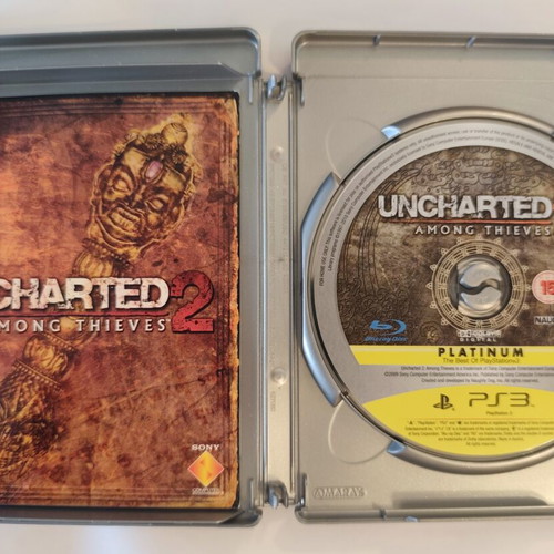 Uncharted 2 Among Thieves Platinum for PlayStation 3 like new