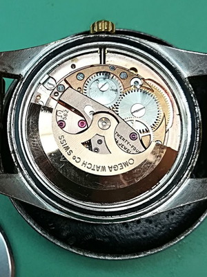 Omega Seamaster 1962 μεταχειρισμένο επιχρυσωμένο ρολόι Cal 562
