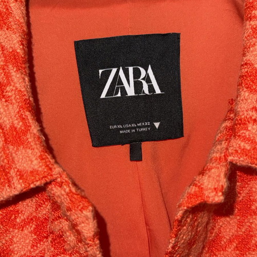 Zara women's orange jacket XL