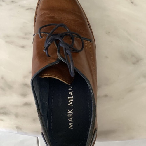 Mark Milan leather shoes, size 43, brown