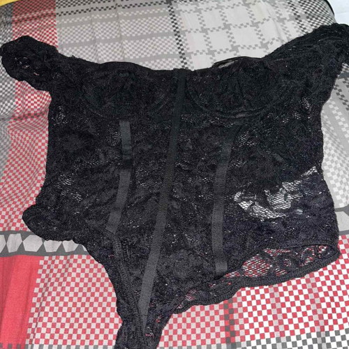 Shein lace corset new, black, size Small