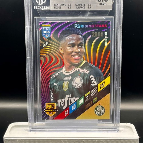 Panini FIFA Adrenalyn XL Endrick Rising Star 2023-24 new BGS 8.5 NM-MT+