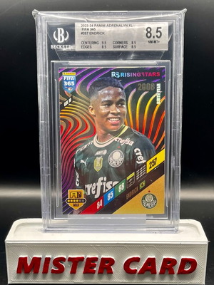 Panini FIFA Adrenalyn XL Endrick Rising Star 2023-24 new BGS 8.5 NM-MT+